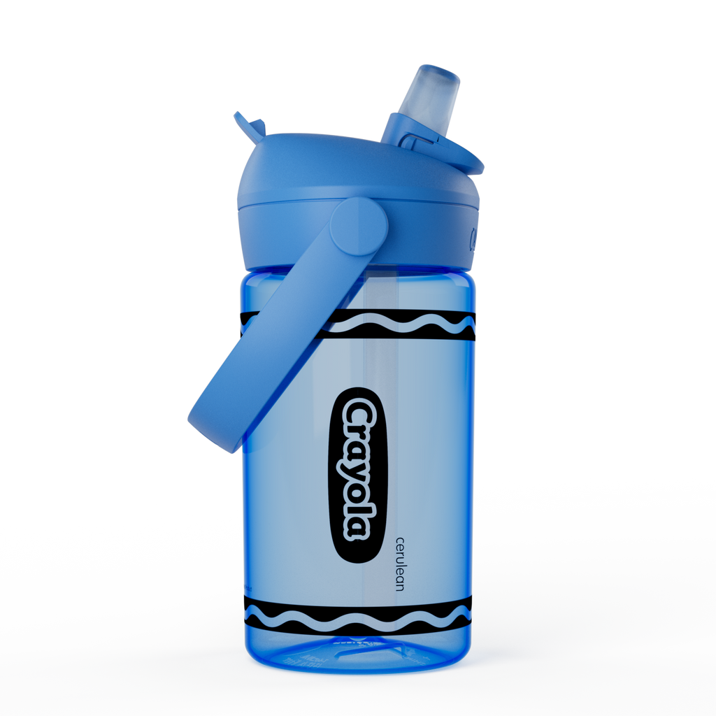 Crayola 14oz Flip Straw Bottle J1